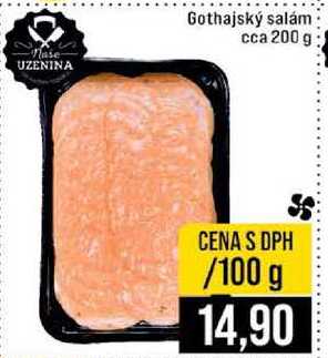 Gothajský salám cca 200 g 100g
