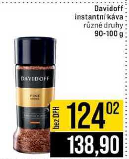 Davidoff instantní káva různé druhy 90-100 g