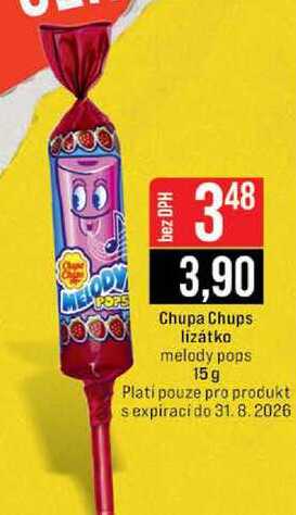 Chupa Chups lizátko melody pops 15 g 