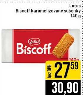 Lotus Biscoff karamelizované sušenky 140 g