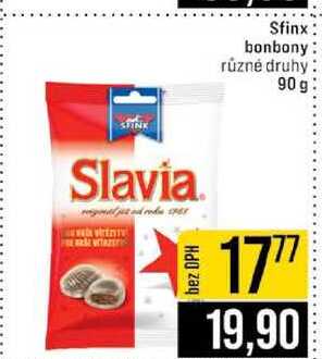 Sfinx bonbony různé druhy 90 g