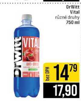 DrWitt Vital různé druhy 750 ml