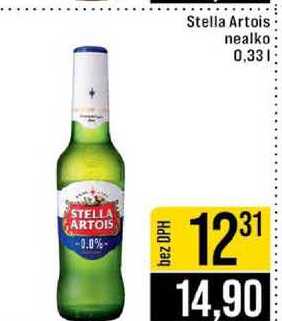 Stella Artois nealko 0,33l