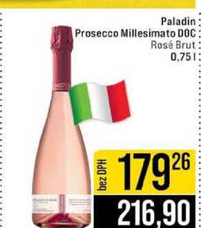 Paladin Prosecco Millesimato DOC Rosé Brut 0,75l