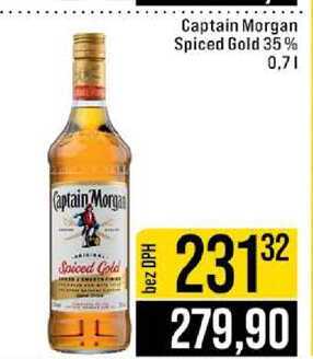 Captain Morgan Spiced Gold 35% 0,7l