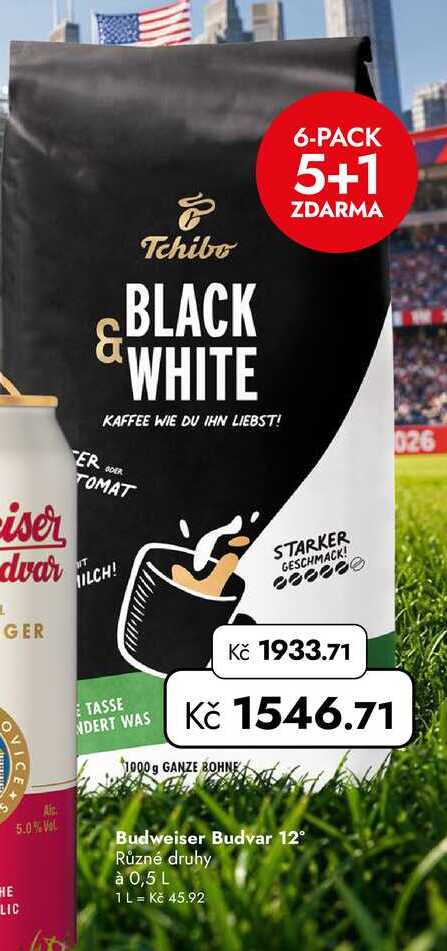 Tchibo Black and White Zrnková 6 000 g