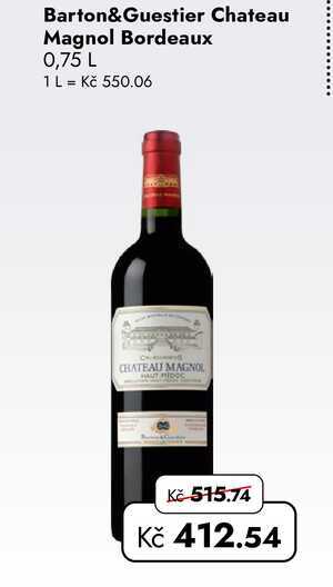 Barton& Guestier Chateau Magnol Bordeaux 0,75 L