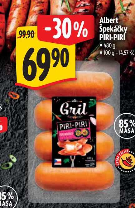 Albert Spekáčky PIRI-PIRI 480 g
