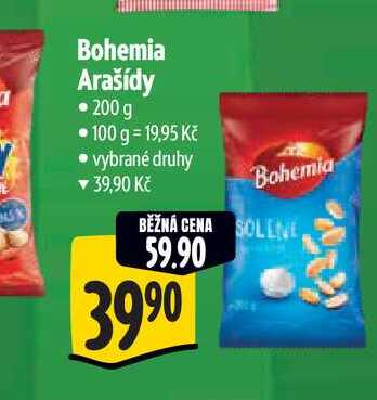 Bohemia Arašídy 200 g   