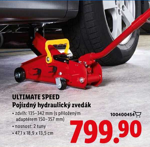 ULTIMATE SPEED Pojízdný hydraulický zvedák 