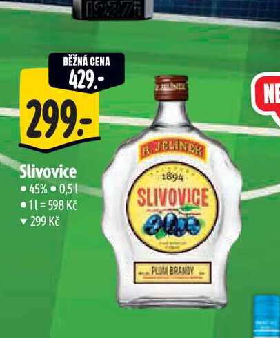 Slivovice 45% 0,5 l