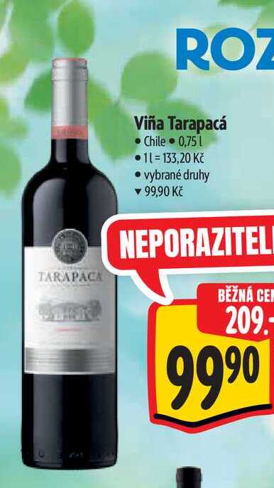 Viña Tarapacá 0,75 l