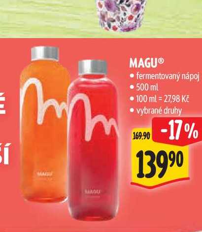 MAGU  fermentovaný nápoj  500 ml  