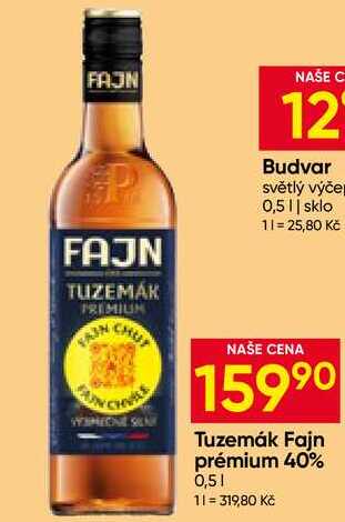 Tuzemák Fajn prémium 40% 0,5l