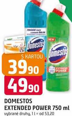 DOMESTOS EXTENDED POWER 750 ml