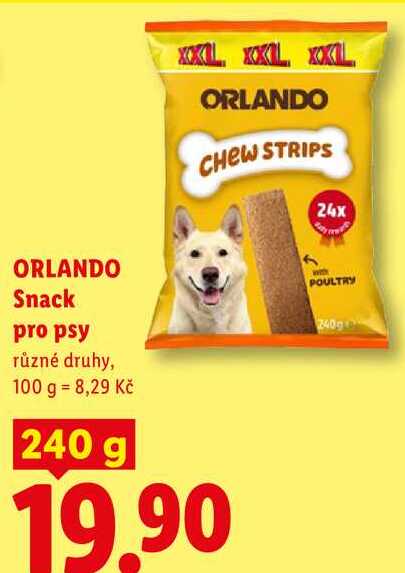 ORLANDO Snack pro psy, 240 g 