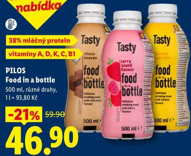 PILOS Food in a bottle, 500 ml