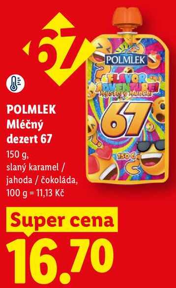 POLMLEK Mléčný dezert 67, 150 g