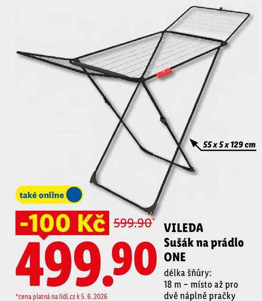 VILEDA Sušák na prádlo ONE 
