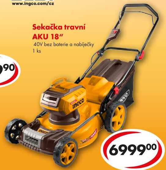 Sekačka travní AKU 18"