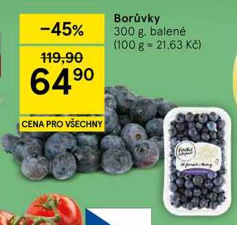 Borůvky, 300 g, balené