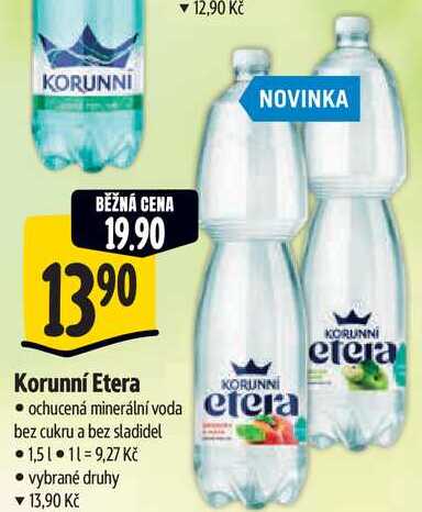 Korunní Etera, 1,5 l