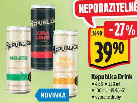 Republica Drink, 250 ml