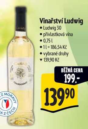 Vinařství Ludwig, 0,75 l