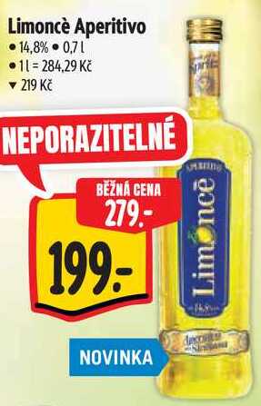 Limoncè Aperitivo, 0,7 l