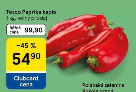 Tesco Paprika kapia, 1 kg. volný prodej
