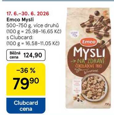 Emco Mysli, 500-750 g, více druhů