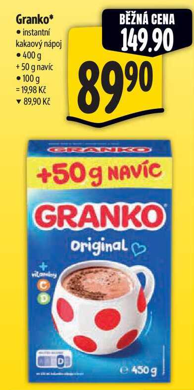 Granko, 400 g +50 g navíc