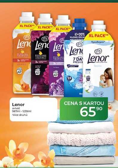 Lenor aviváž 987ml 1239ml