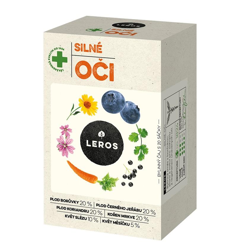 Leros Silné oči borůvka&měsíček čaj 20x1.5g