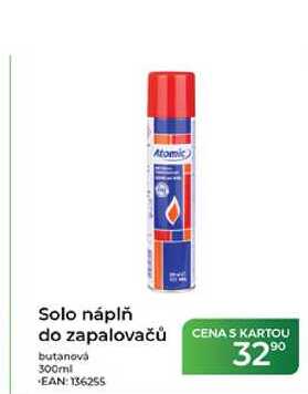 Solo náplň do zapalovačů butanová 300ml