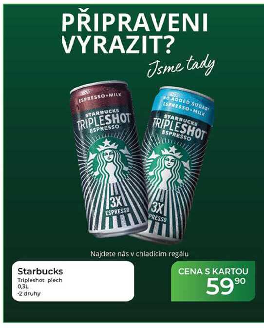 Starbucks Tripleshot plech 0,3L  