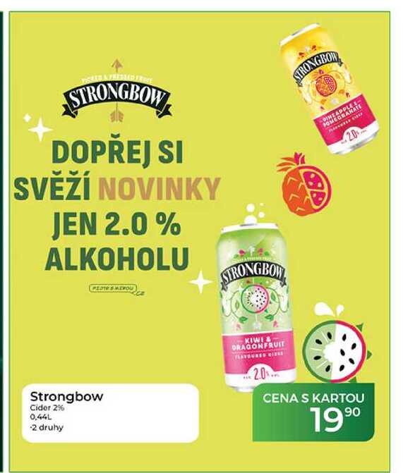 Strongbow Cider 2% 0,44L 