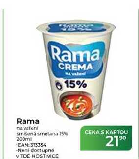 Rama na vaření smíšená smetana 15% 200ml  