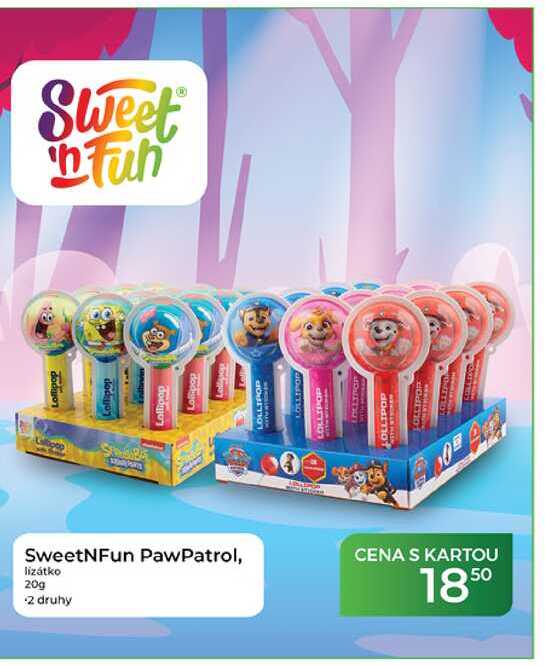 SweetNFun PawPatrol, lizátko 20 g