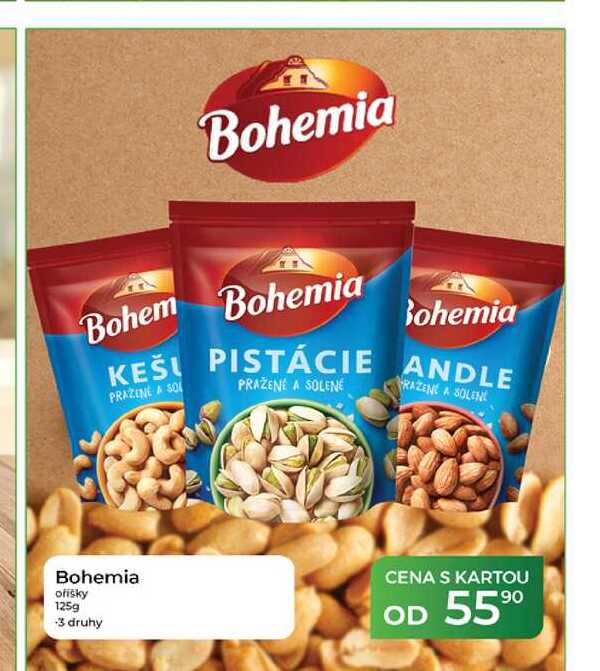 Bohemia oříšky 125g 