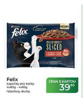 Felix kapsičky pro kočky 4x80g 4x85g