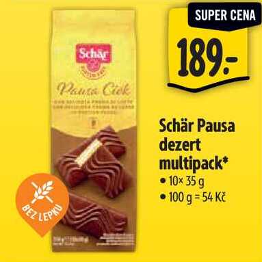 Schär Pausa dezert multipack, 10x 35 g