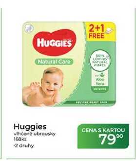 Huggies vlhčené ubrousky 168ks