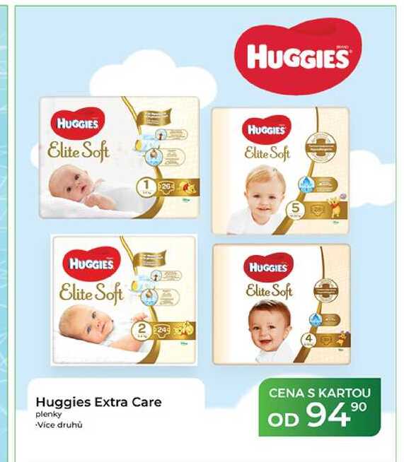 Huggies Extra Care plenky
