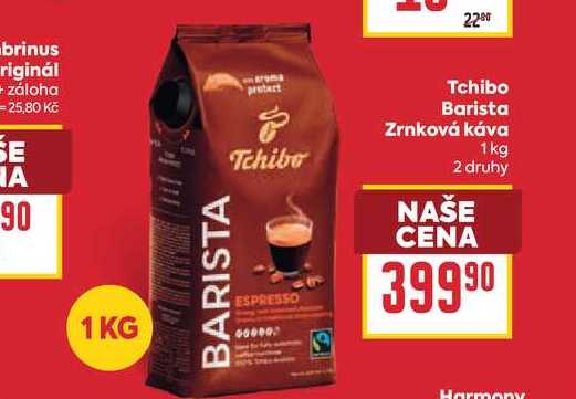 Tchibo Barista Zrnková káva 1 kg 