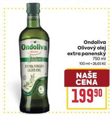 Ondoliva Olivový olej extra panenský 750 ml 