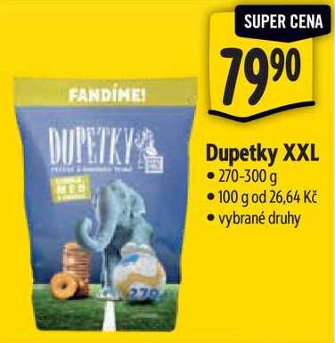 Dupetky XXL, 270-300 g 