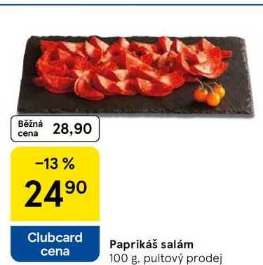 Paprikáš salám, 100 g