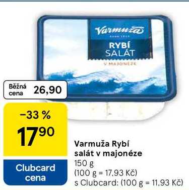 Varmuža Rybí salát v majonéze, 150 g