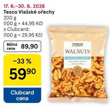 Tesco Vlašské ořechy, 200 g